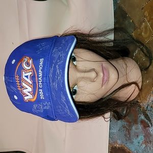 2004 WAC CHAMPIONS. Boise State Football. Autographed. Velcro-back.